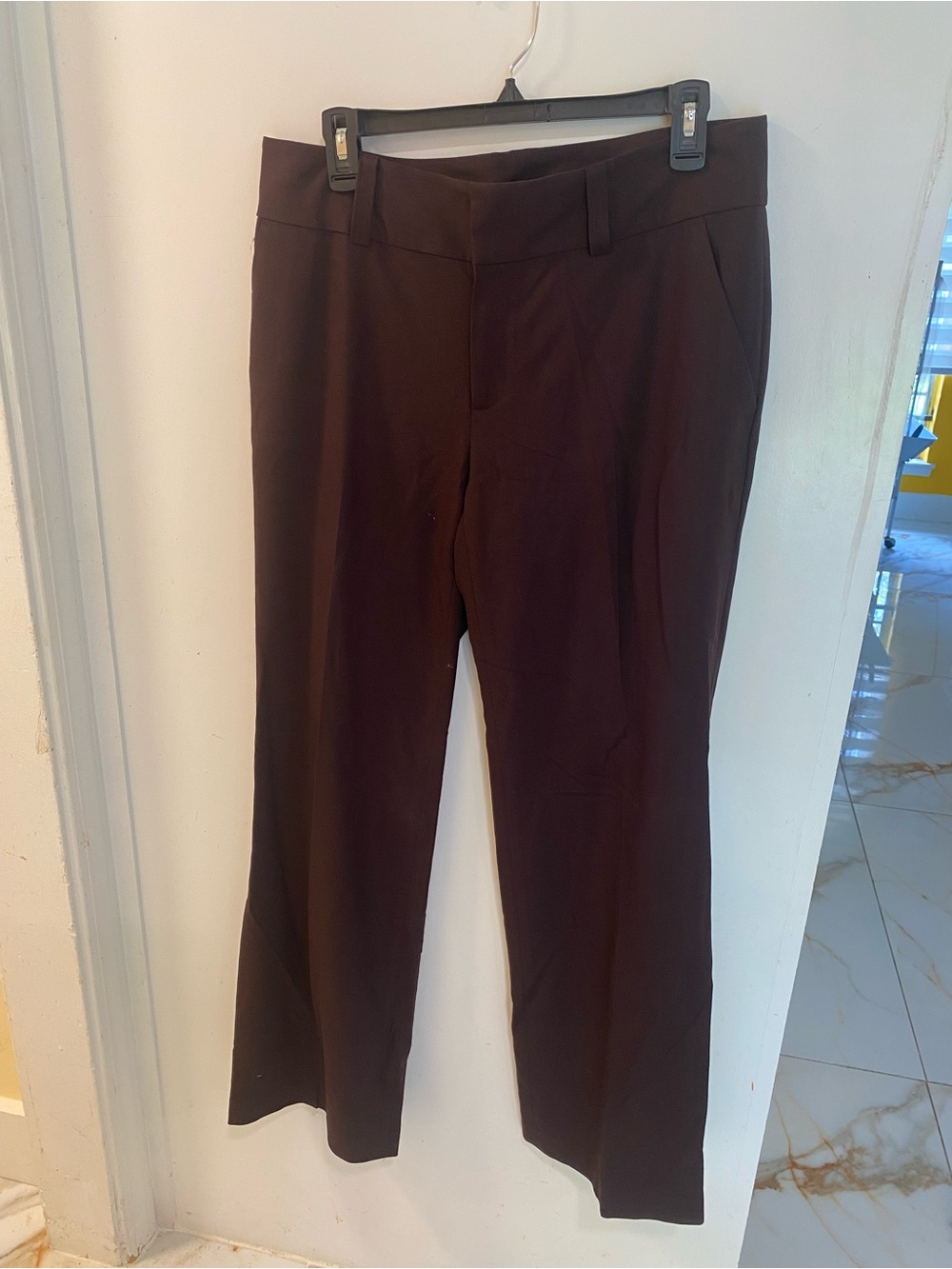 Karen Kane Brown Boot-Cut Dress Pants